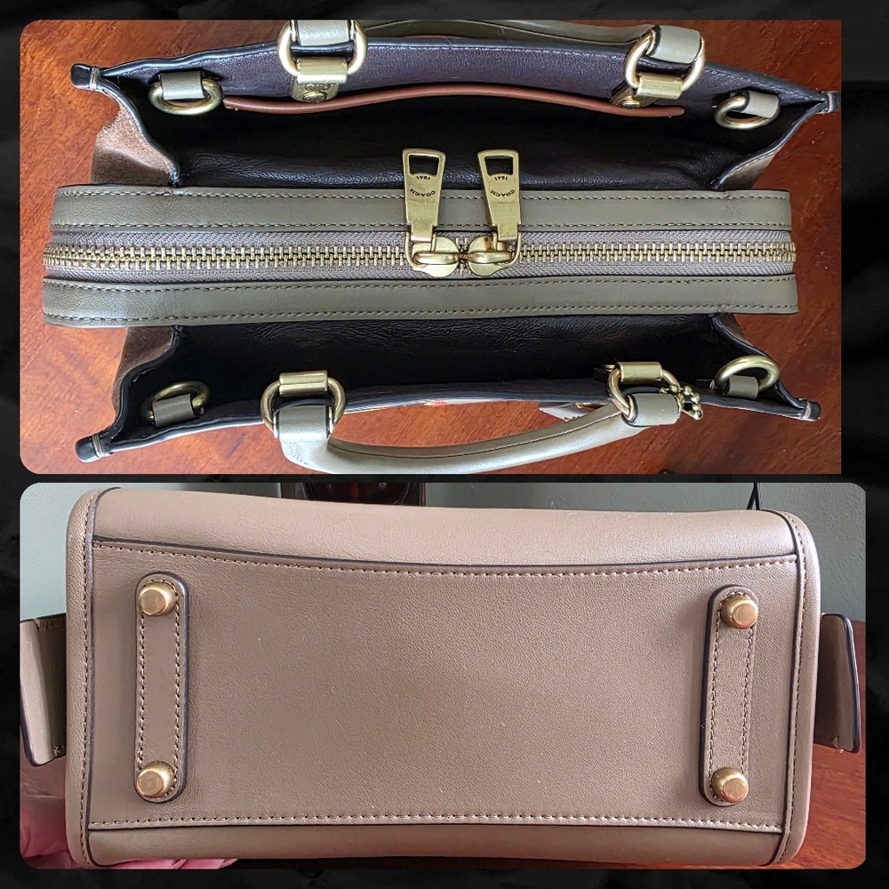 Coach 6889 Rogue 25 Basquiat Rexy Tan Leather Satchel Bag Limited Edition - Picture 6 of 16